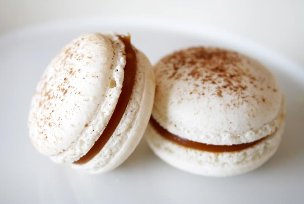 macaron à la vanille