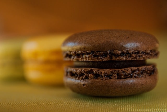 Macarons au chocolat